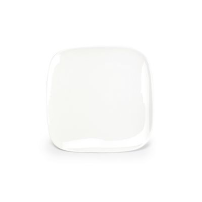 [703304] Teller Match aus Porzellan, 22 x 22 cm, weiß