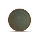Teller Cirro aus Porzellan, 21 cm, grün