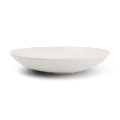 [740591] Tiefer Teller Cirro aus Porzellan, ø 26 cm, H 4,5 cm, weiß