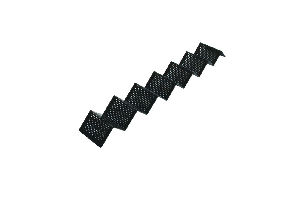 [154090] Snack-Verkaufsständer aus Aluminium, 580 x 85 x 40 mm, schwarz