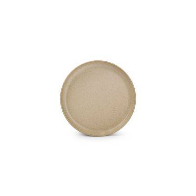 [740900] Teller Pila aus Porzellan, 13,5 cm, beige