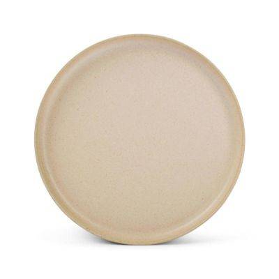 [740903] Teller Pila aus Porzellan, 25 cm, beige