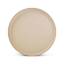 Teller Pila aus Porzellan, 25 cm, beige