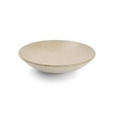 Tiefer Teller Cirro aus Porzellan, Ø 21 cm, H 5 cm, beige