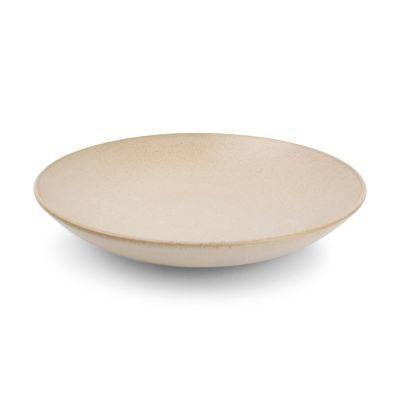 [740958] Tiefer Teller Cirro aus Porzellan, ø 26 cm, H 4,5 cm, beige