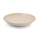 Tiefer Teller Cirro aus Porzellan, ø 26 cm, H 4,5 cm, beige