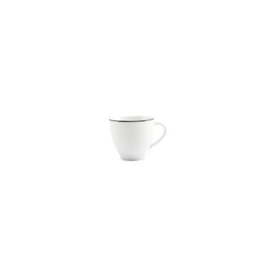 [750822] Tasse schwarzer Rand Basic White, 20 cl