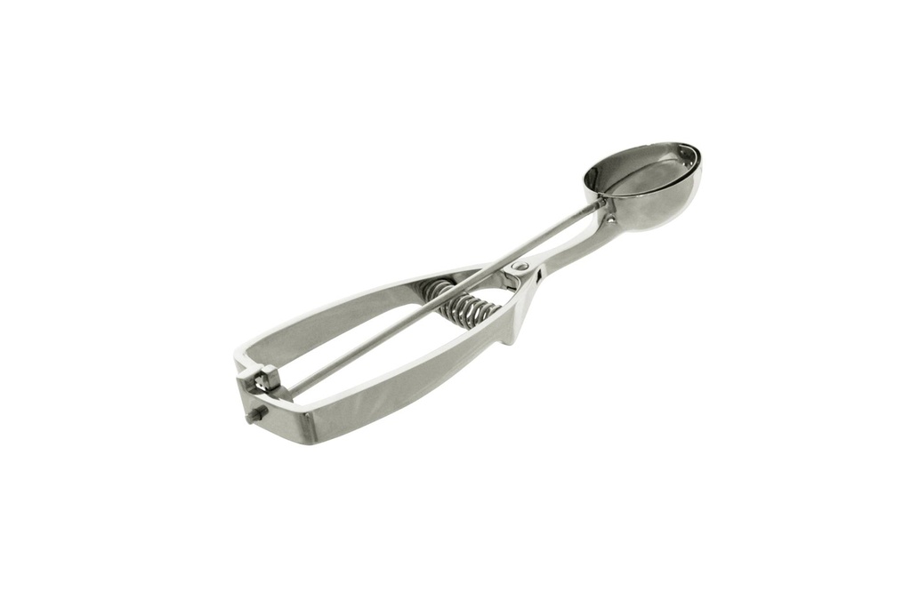 [195450] Eisportionierer aus Edelstahl, oval, 1/30 l