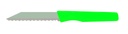 Brötchenmesser aus Bandstahl, 185 mm, grün