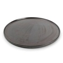 Teller Verso, ø 31 cm, H 1,2 cm, schwarz