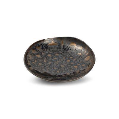 [785228] Tiefer Teller goldflocken Nobile, ø 20 cm, H 4 cm, gold