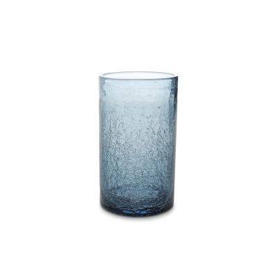 [169111] Glas Crackle, 40 cl, blau
