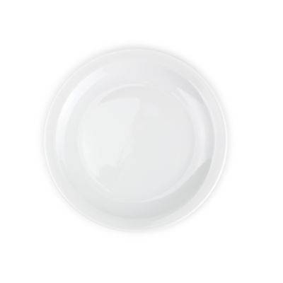 [253582] Teller Scandia aus Porzellan, 24 cm, weiß