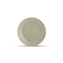 Teller Salbeigrün Aurora aus Porzellan, 13 cm