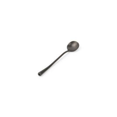 [614027] Mokkalöffel matt Revive, 11 cm, schwarz
