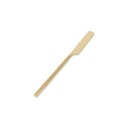 Tafelmesser matt Helix aus Edelstahl, gold