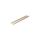 Essstäbchen mattes Helix aus Edelstahl, 23 cm, gold