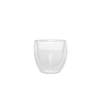 [625139] Mokkatasse doppelwandig Dobble aus Glas, 13 cl