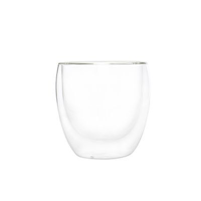 [625141] Tasse doppelwandig Dobble aus Glas, 25 cl