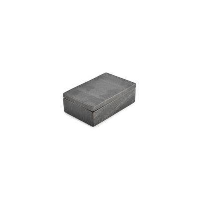 [785258] Servierbox Marmor Pura, 15 × 10 × 5 cm, schwarz