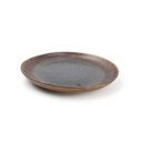 Teller Gehämmert Graphite Claro, 22 cm, gold