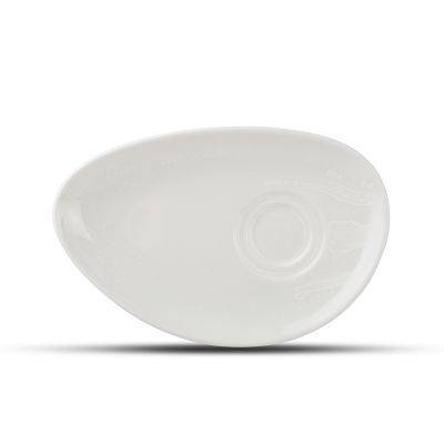 [604694] Untertasse Ceres, 20 x 13 cm, weiß