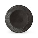 Teller Aurora aus Porzellan, 26 cm, schwarz