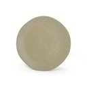 Teller Oliv Mosaik, Ø 21 cm, H 1,5 cm, olive