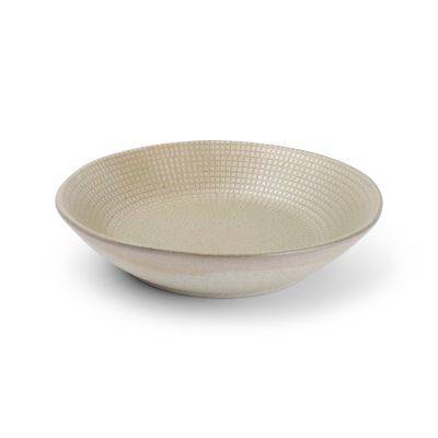 [606545] Tiefer Teller oliv Mosaik, 21,5 x 4,5 cm, olive