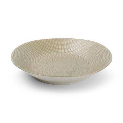 [606546] Tiefer Teller Oliv Mosaic, 24,5 x 5 cm, olive
