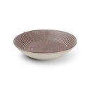 Tiefer Teller aubergine Mosaik, 21,5 x 4,5 cm