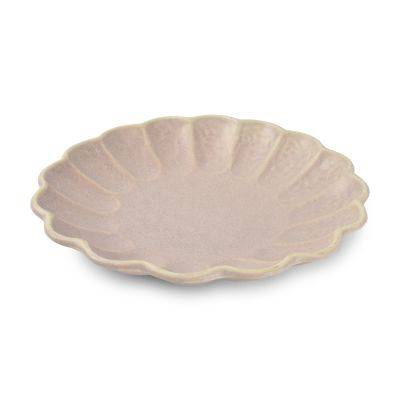 [606625] Tiefer Teller pink verblasstes Dune aus Porzellan