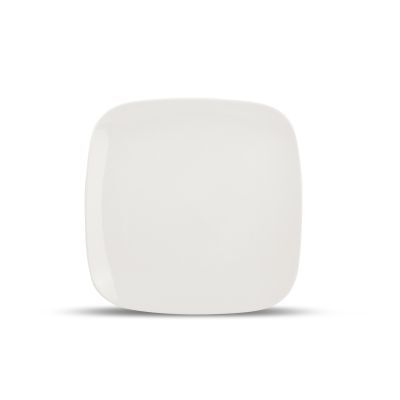 [703323] Teller Match aus Porzellan, 24 x 24 cm, weiß