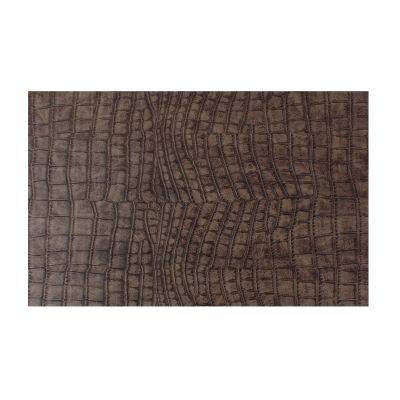 [706362] Platzset Krokodiloptik Layer, 45 x 30 cm, braun