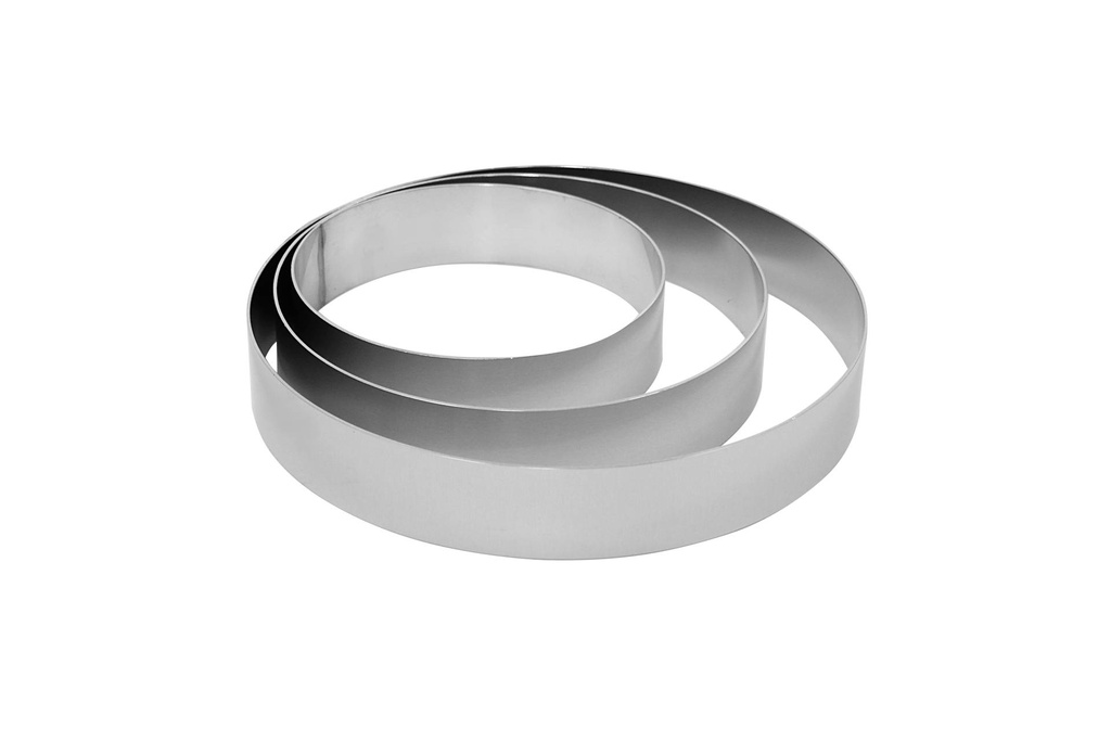 [156013] Tortenring-Set aus Aluminium, Höhe 60 mm, 3-teilig