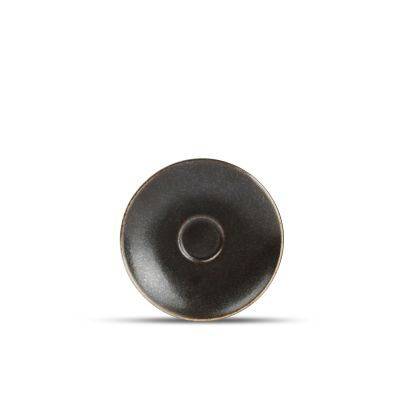 [791225] Mokkaschale Ash aus Porzellan, 13 cm, braun