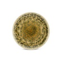 Teller Resto aus Porzellan, 30 cm, grünbraun