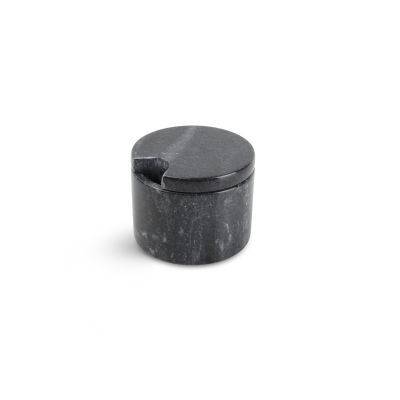 [785207] Zuckerdose Marmor Pura, ø 7,5 cm, H 5,5 cm, schwarz