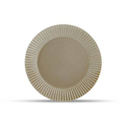 [606001] Teller Salbeigrün Aurora aus Porzellan, 19,5 cm