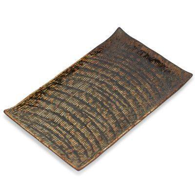 [606832] Teller Herbst Umi, 30 x 18 cm, bernstein