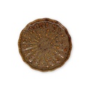 Teller Herbst Umi, 20 cm, bernstein