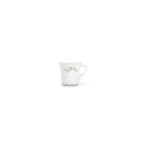 Tasse braunes Blumenmuster Retro, 20 cl