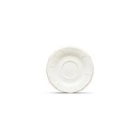 Untertasse mit goldenem Rand Retro, 16,5 cm