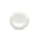 Teller Frost Ceres aus Porzellan, 21,5 x 19,5 cm, weiß