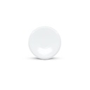 Teller niedriger Rand Gusto aus Porzellan, 19 cm, weiß