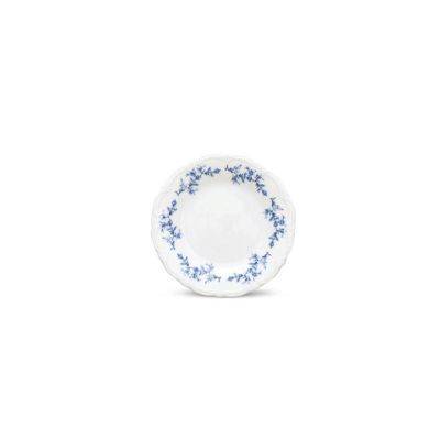 [741090] Teller blaue Blume Retro, 16 cm