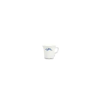 [741095] Mokkatasse blaue Blume Retro, 11 cl