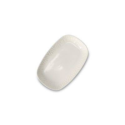 [743117] Servierplatte Vista, 24,5 x 16 cm, weiß