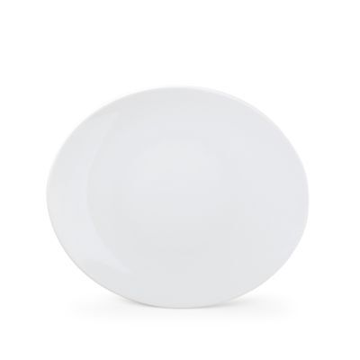 [256015] Teller oval Appetite aus Porzellan, 30,5 x 26 cm, weiß