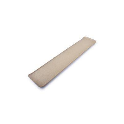 [740404] Servierplatte Cirro aus Porzellan, 46,5 x 9,5 cm, beige